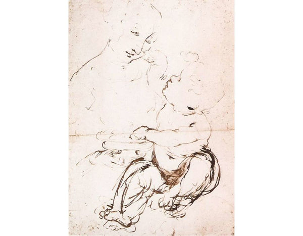 Study for the Madonna with the Fruit Bowl c. 1478 