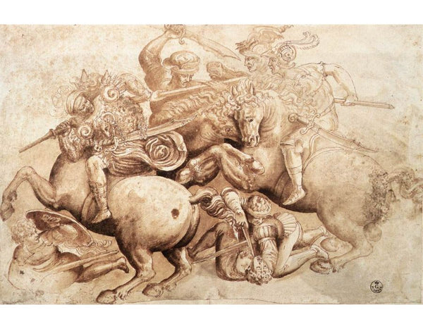 The Battle of Anghiari (copy of a detail) 1503-05 
