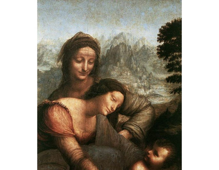The Virgin and Child with St Anne (detail) 4 
