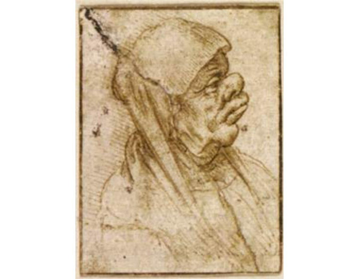 Caricature of an Old Woman 