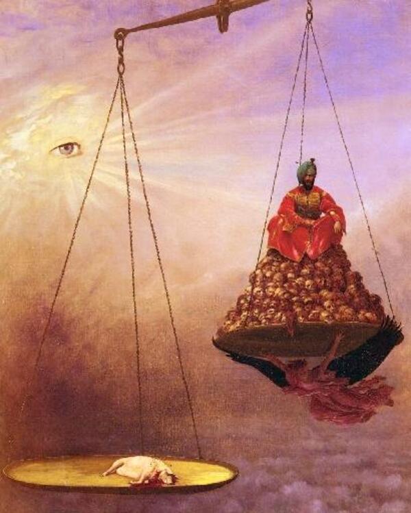 The Day Of The Last Judgment Painting by Jean-Leon