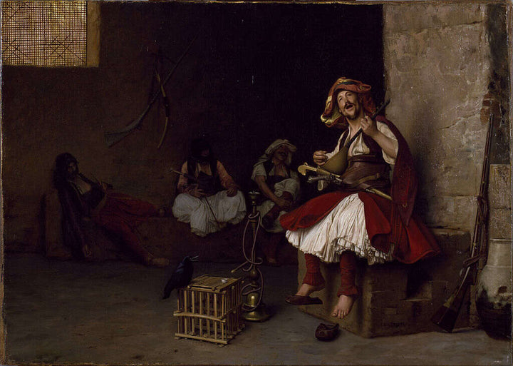 Bashi Bazouk Singing Painting by Jean-Leon