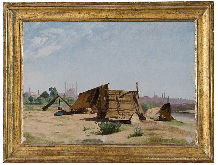 Campement Pres De Constantinople Painting by Jean-Leon