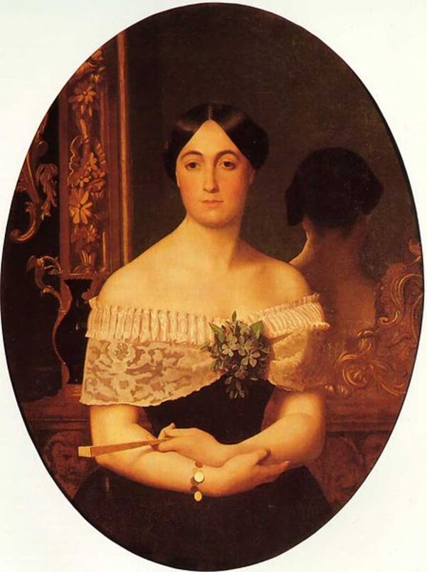Portrait Of A Lady Ii Painting by Jean-Leon