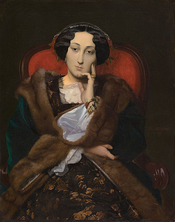 Portrait Of A Lady I Painting by Jean-Leon