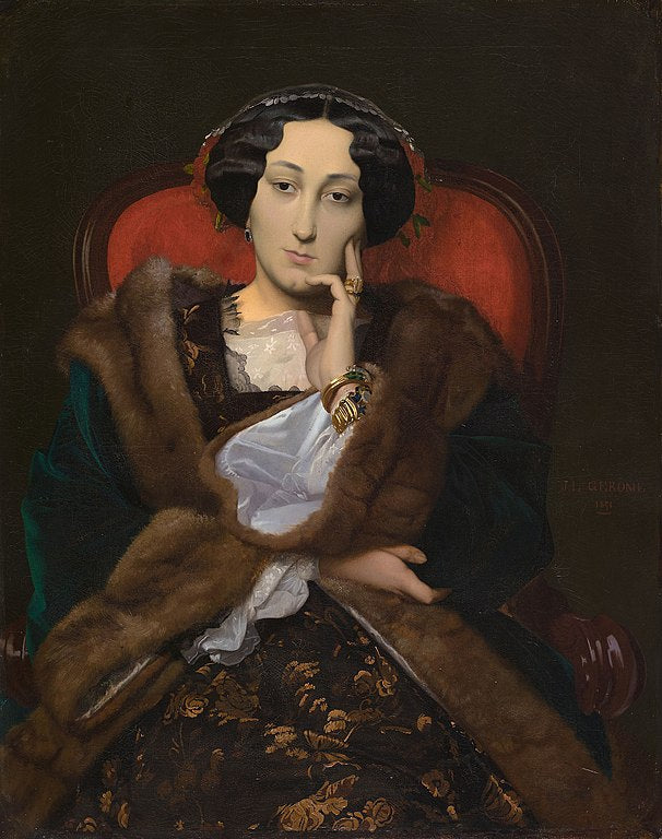 Portrait Of A Lady I Painting by Jean-Leon