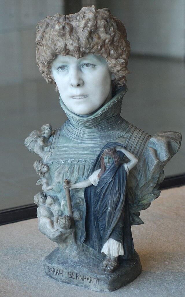 Sarah Bernhardt Painting by Jean-Leon