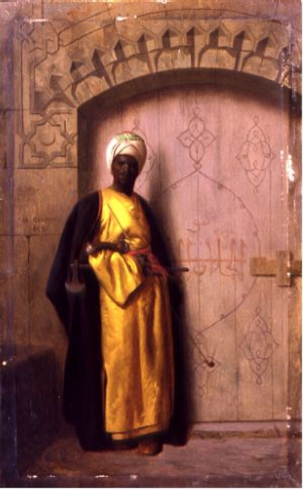 Guard Painting by Jean-Leon
