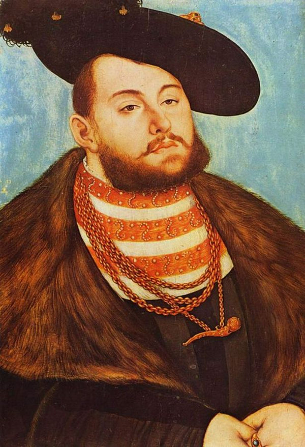 Portrait of John Frederick the Magnanimous Elector of Ernestine of Saxony 
