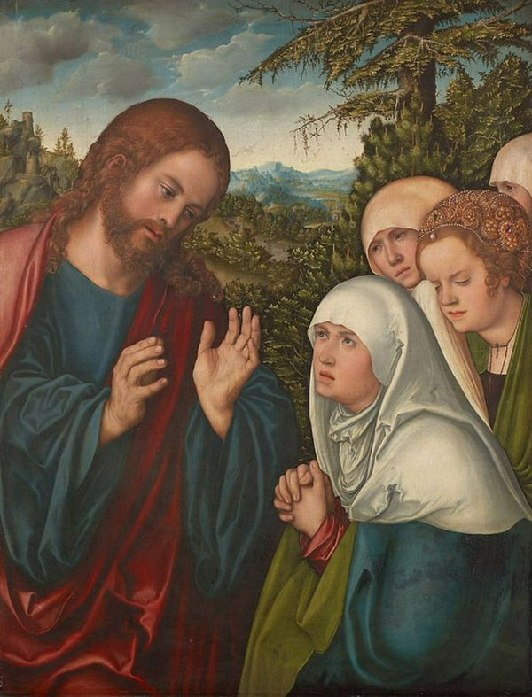 Christ taking leave of his mother 2 