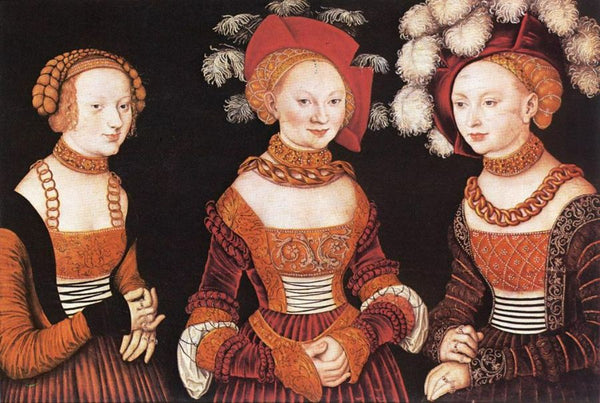 Saxon Princesses Sibylla, Emilia and Sidonia c. 1535 