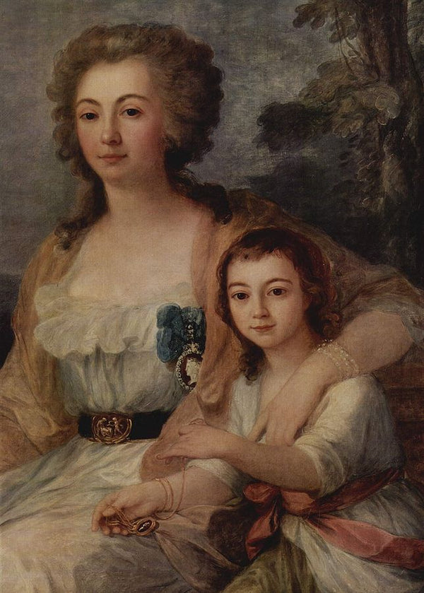 Countess Anna Protassowa with niece 
