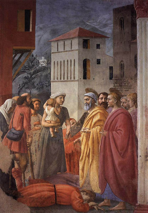 Brancacci chapel Distribution of the Goods of the Community and 