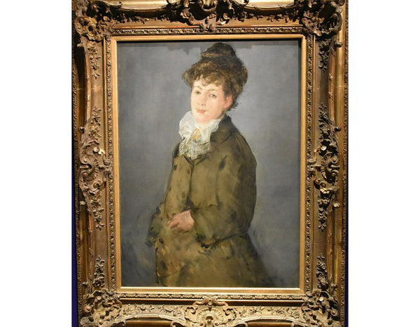 Isabelle Lemonnier with a White Scarf 