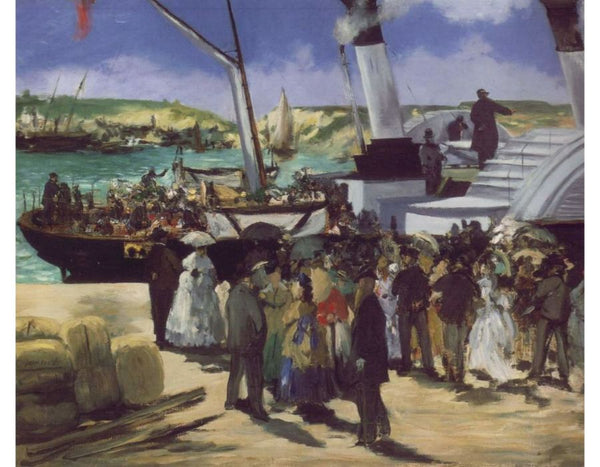 The Depature Of The Folkestone Boat 