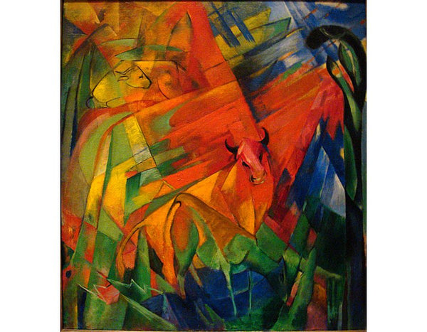 Animals In Landscape Aka Painting With Bulls 