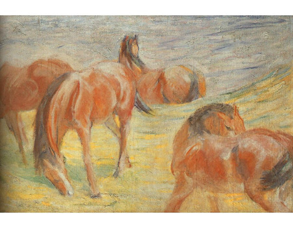 Grazing Horses 