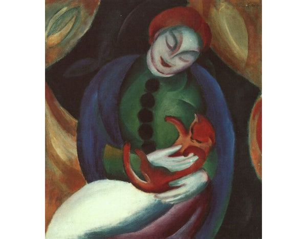 Girl with Cat II 