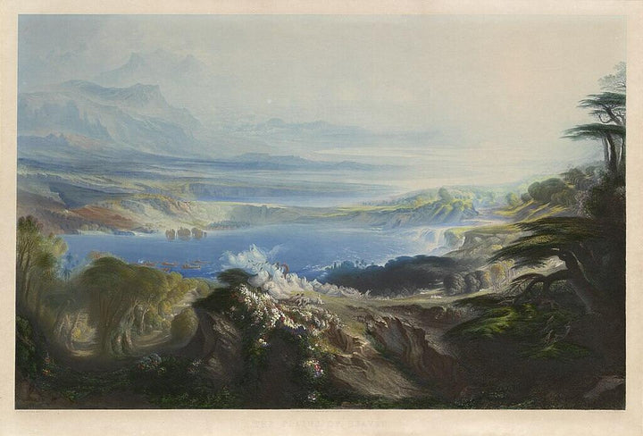 The Plains of Heaven Painting by John Martin