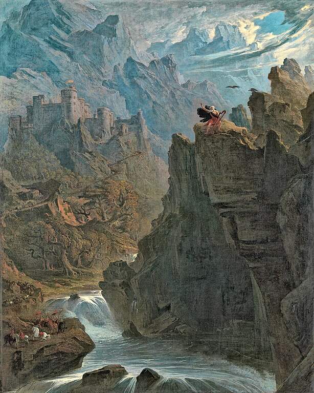 The Bard Painting by John Martin
