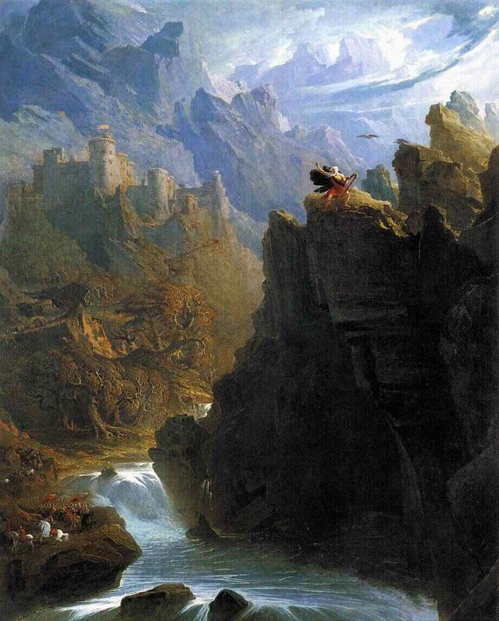 The Bard c. 1817 Painting by John Martin