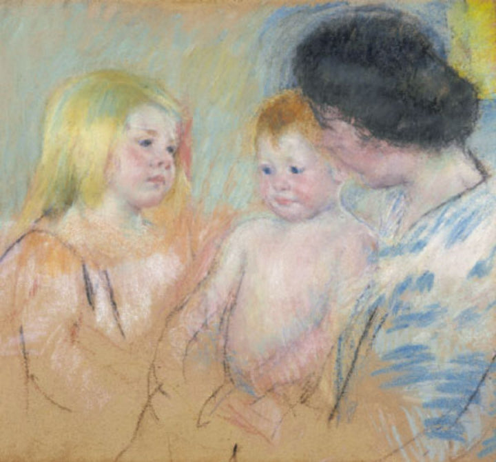 Sara And Her Mother With The Baby 