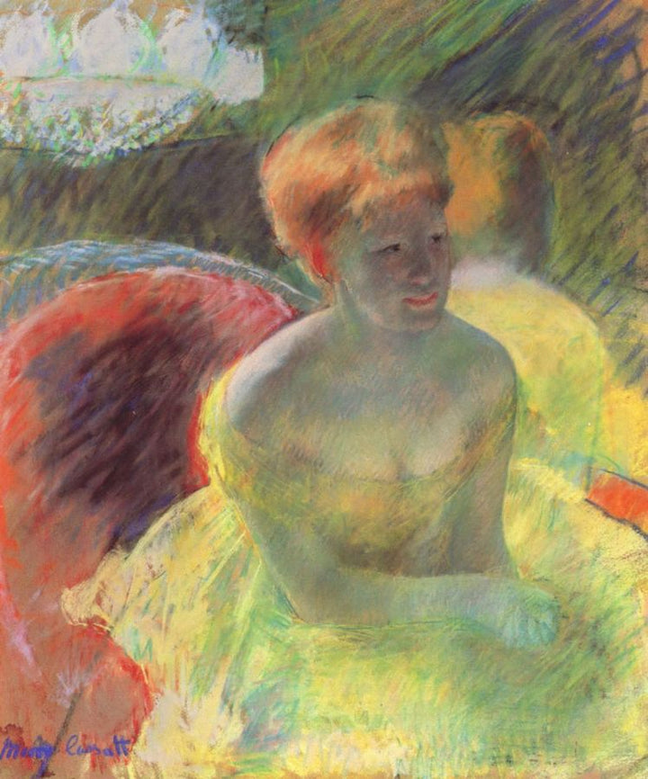 At the Theater (Lydia Cassatt Leaning on Her Arms, Seated in a Loge) 
