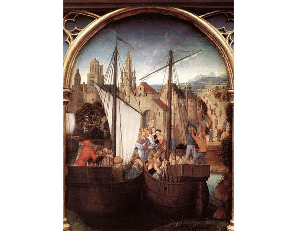 St Ursula Shrine- Arrival in Basle (scene 2) 1489 