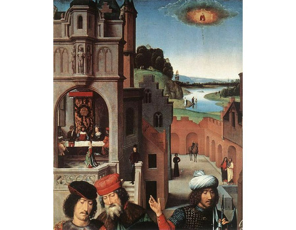 St John Altarpiece (detail-3) 1474-79 
