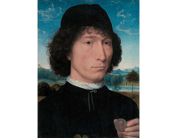Portrait Of An Italian With A Roman Coin (Giovannide Candida) 1470 