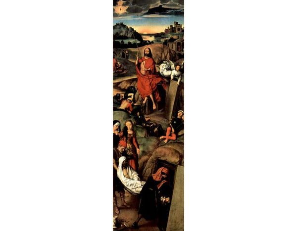 Altar triptych from the Lübeck Cathedral, now in the St. Annen-Museum, right wing resurrection 