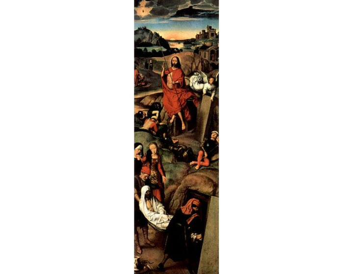 Altar triptych from the Lübeck Cathedral, now in the St. Annen-Museum, right wing resurrection 