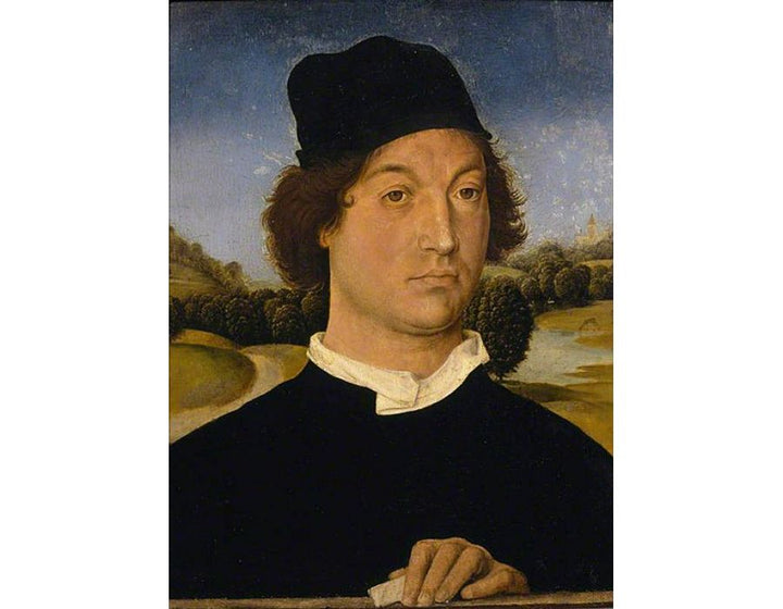 Man with a black cap 