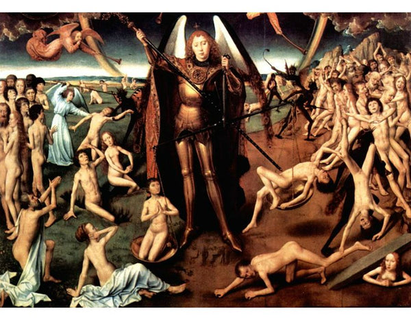 Last Judgment Triptych (detail-5) 1467-71 
