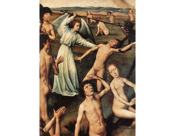 Last Judgment Triptych (detail-6) 1467-71 