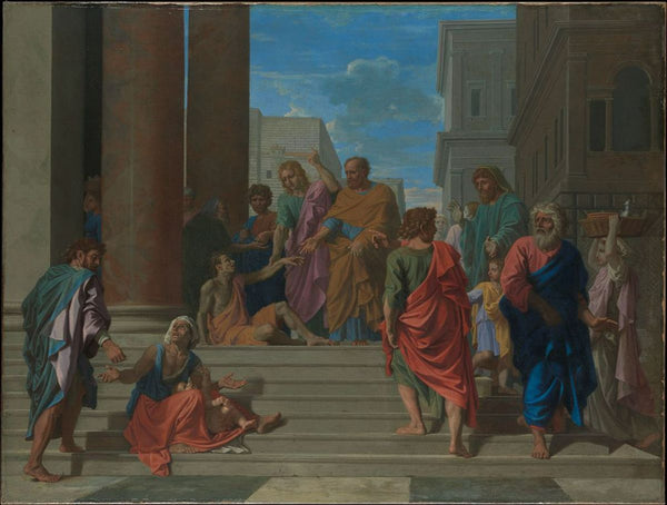 Saints Peter and John Healing the Lame Man 1655 