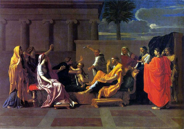 Baby Moses Trampling On The Pharaohs Crown 1645 