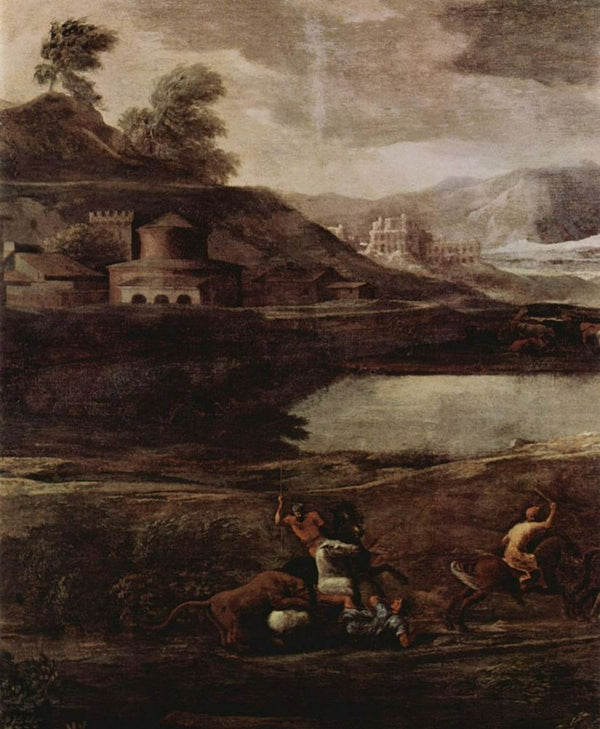 Landscape with Pyramos and Thisbe, detail 