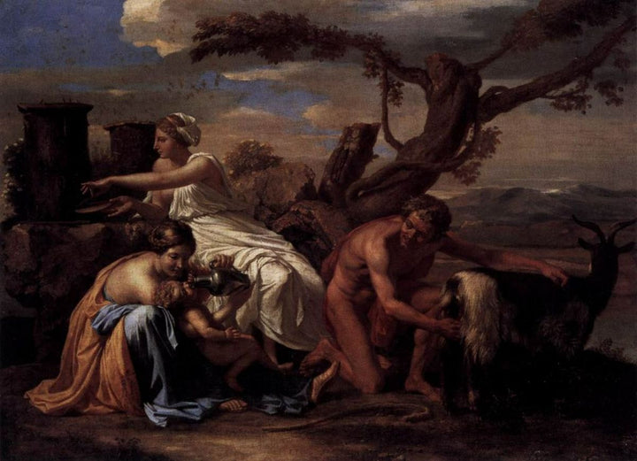 The Infant Jupiter Nurtured by the Goat Amalthea 