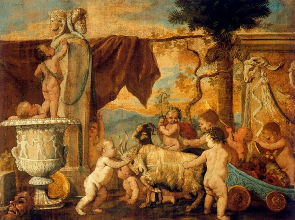 Bacchanal of Putti I 