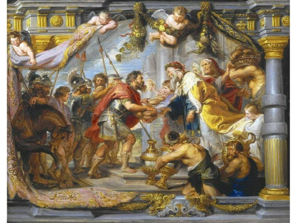 The Meeting of Abraham and Melchizedek 1625 