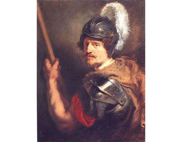 A Portrait Of A Man As The God Mars 