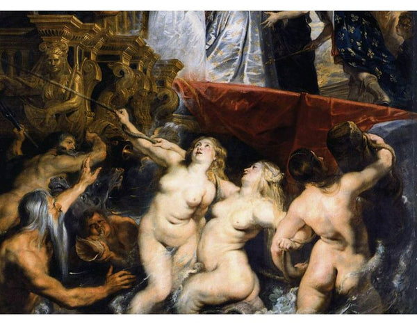 The Landing of Marie de Médicis at Marseilles (detail) 1623-25