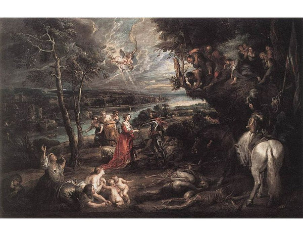Landscape with Saint George and the Dragon c. 1630 