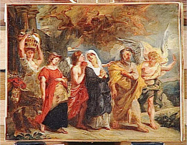 After The Flight of Lot, Rubens 