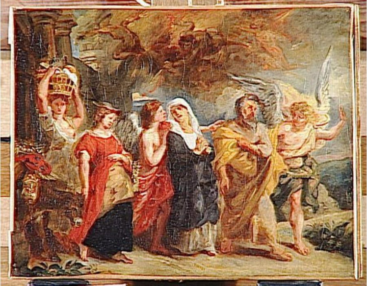 After The Flight of Lot, Rubens 