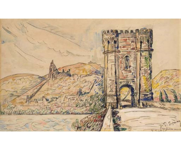 Vue de Rochemaure 