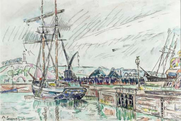 Goelette a quai, Paimpol 