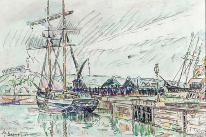 Goelette a quai, Paimpol 