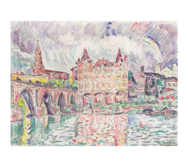 The Look at Montauban in rain 